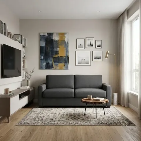 Hii Anita Dark Grey Lift Out Sleeper Couch LSG925-4-26 Display