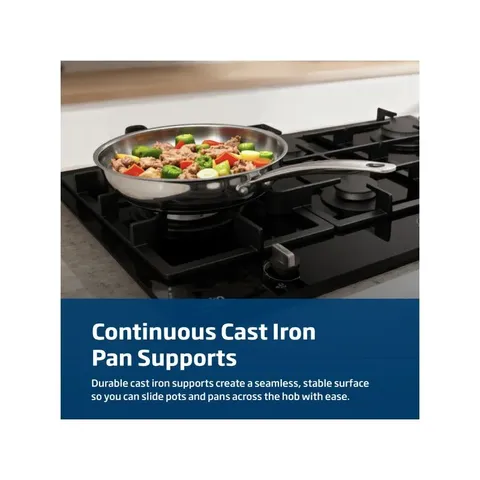Beko 90cm Black On Glass Hob MACM90BG Support