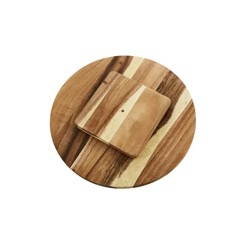 My Butchers Block 600mm Wooden Lazy Susan Back