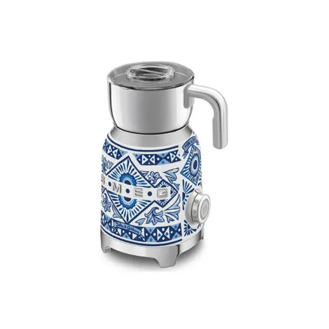 Smeg Dolce & Gabbana Blu Mediterraneo Milk Frother MFF01DGBEU Back