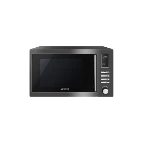 Smeg 25L Black Microwave Oven MOE25B