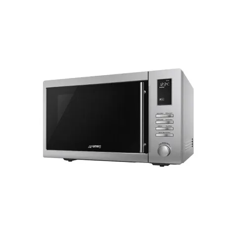 Smeg 35L Combi Microwave MOE34CXI2 Side