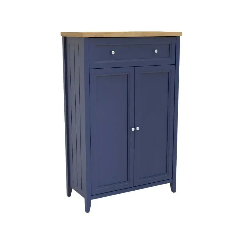 Dell Midnight Blue Finish Storage Cabinet | Tafelberg Furnishers