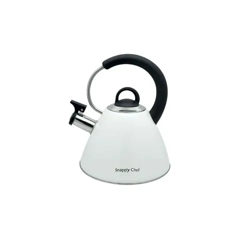 Snappy Chef 1.8L White Whistling Kettle NEW-KEBE002-WH Kettle