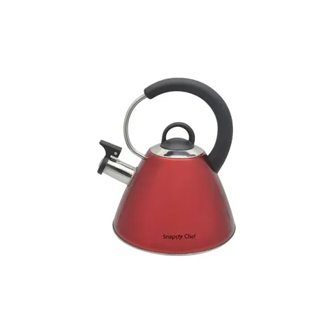 Snappy Chef 1.8L Red Whistling Kettle NEW-KERE002-RED Kettle