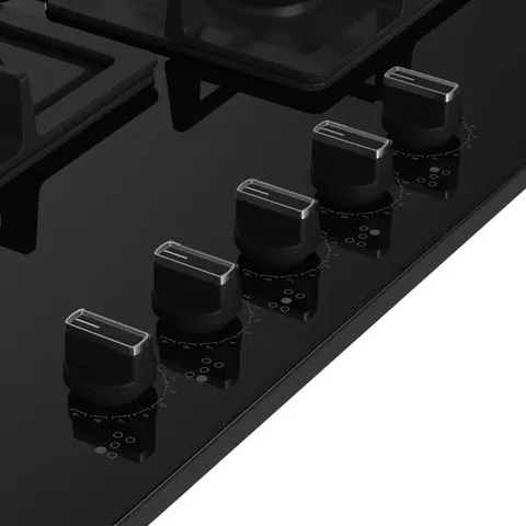 Grundig 75cm Gas On Glass Hob OCDK752DWKS controls