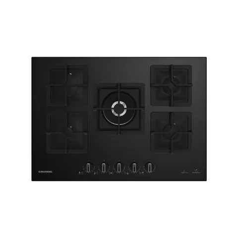 Grundig 75cm Gas Hob OCDK752DWKS Front