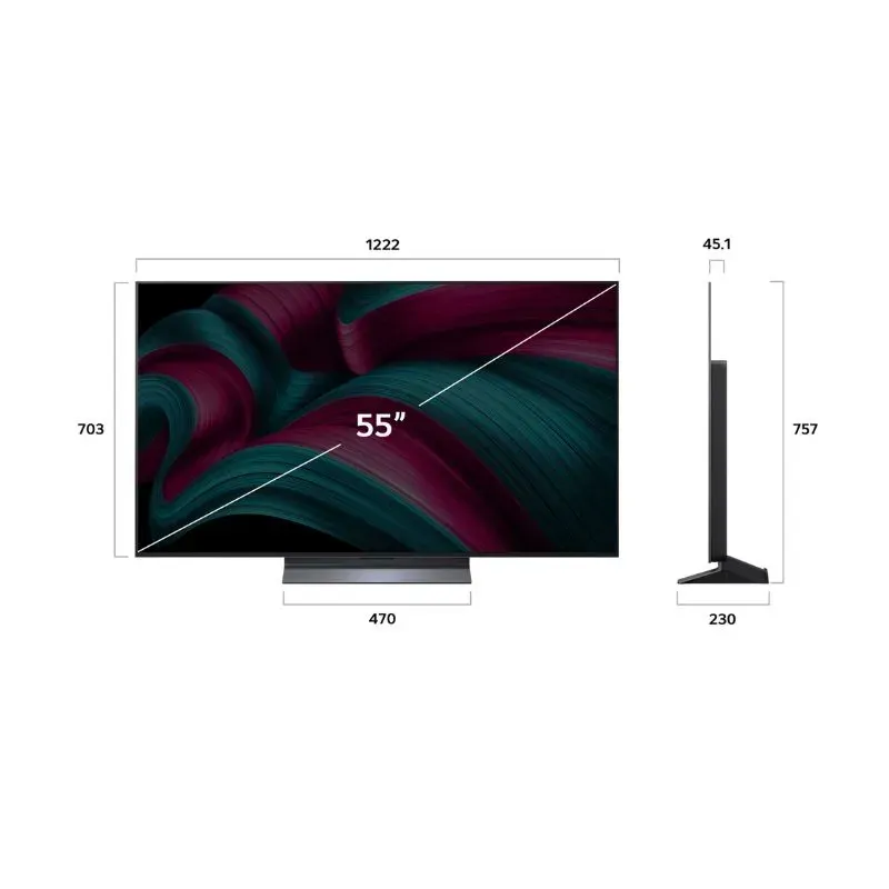 LG 55 Inch OLED 4K 120Hz Smart TV OLED55C56LA | Tafelberg Furnishers
