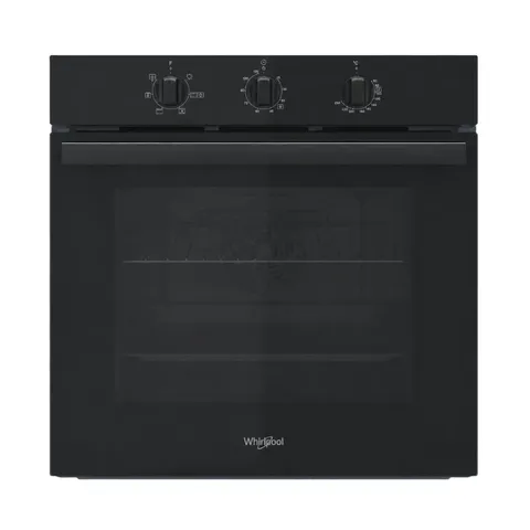 Whirlpool 60cm Black Built-In Oven OMR35HR0B