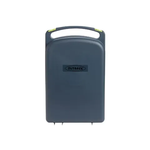 Outback Braai Green U-BBQ Gas Grill Closed
