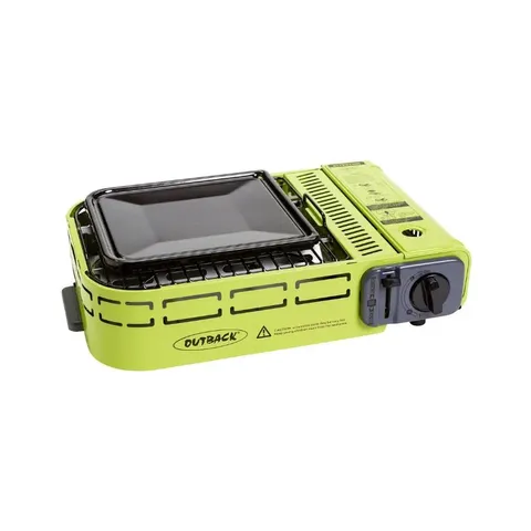 Outback Braai Green U-BBQ Gas Grill