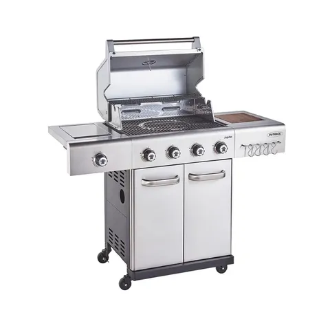 Outback Braai Jupiter Hybrid Braai Open