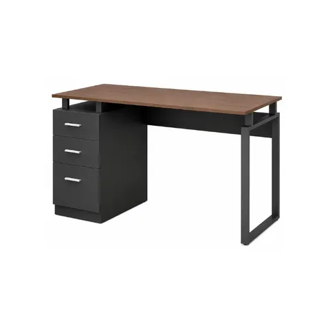 Hii Linden 1.2m Black Walnut Desk OZ3818BLK/WN Desk