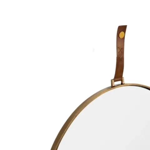 Paramount Lexi Gold Round Mirror
