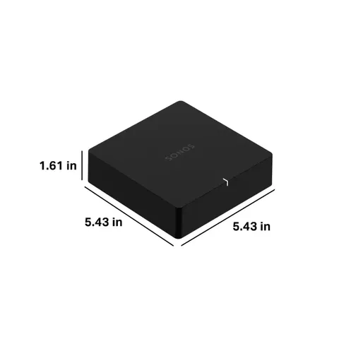 Sonos Black Port Dimensions