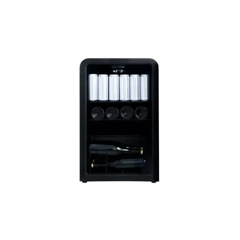 SnoMaster Black Retro Counter-Top Beverage Cooler SC-70R