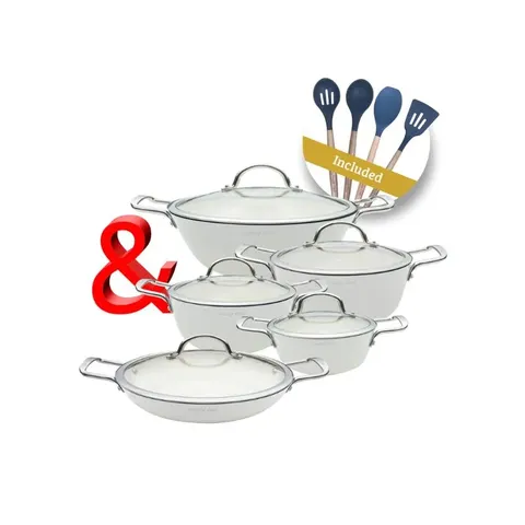 Snappy Chef 10PCE White Superlight Combo