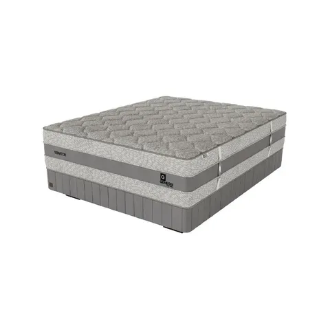 Genessi Senator Medium King Bed Set Extra Length SENATOR-183BSXL Bed Set