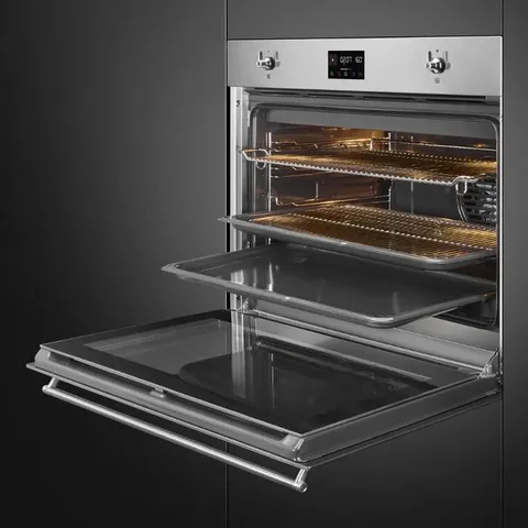 Smeg Classica Built-In Oven SF7302TX open