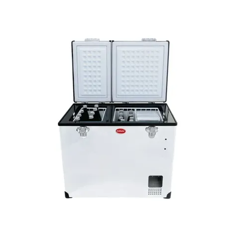 SnoMaster 72L Dual Compartment Fridge Freezer SMDZ-CL72D Interior