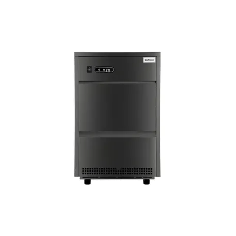 SnoMaster 26kg Black Plumbed-In Ice Maker