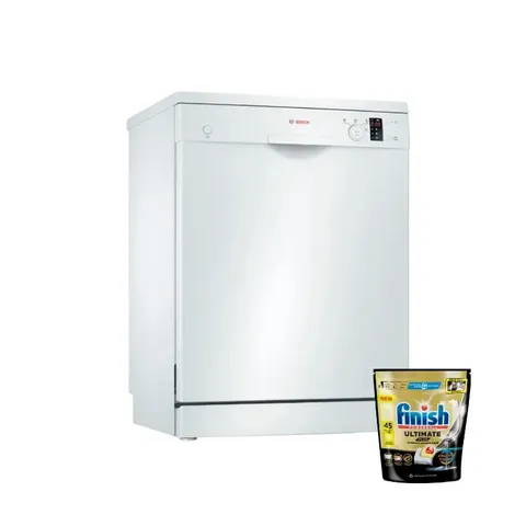 Bosch 12 Place White Dishwasher Free Gift