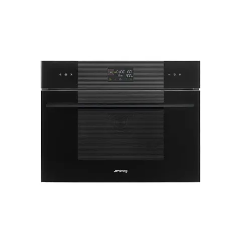 Smeg 45cm Linea Microwave Combi Galileo Oven SO4102M1B