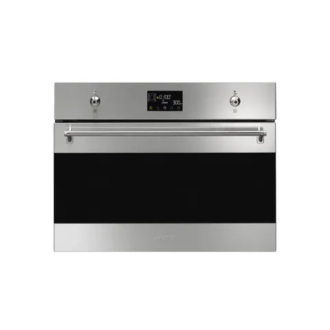 Smeg 45cm Classica Built-in Microwave Combi Oven SO4302M1X Oven