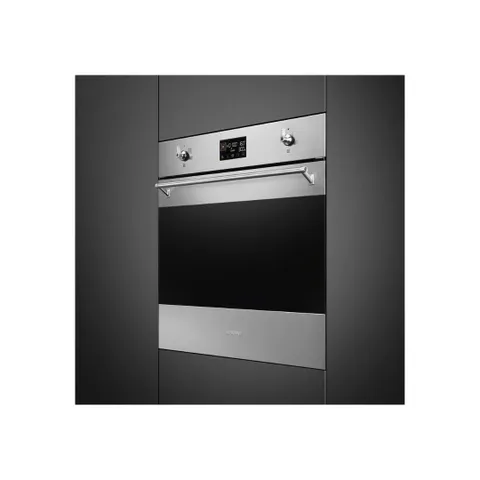 Smeg 60cm Classica Microwave Combi Galileo Oven SO6302M2X Integrated Oven
