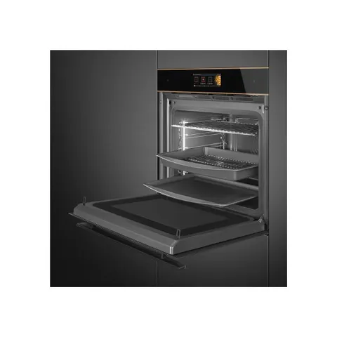 Smeg 60cm Dolce Stil Novo Omnichef Galileo Oven SO6606WAPNR Open Door