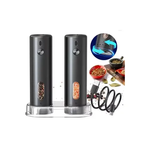 Home4U Rechargeable Salt And Pepper Set SPSET100ML Rechargeable
