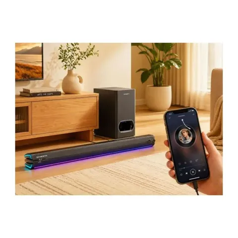 Skyworth 2.1 Channel Soundbar With Subwoofer SS333 Connection