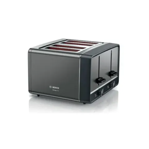 Bosch DesignLine Graphite 4 Slice Toaster TAT5P445GB