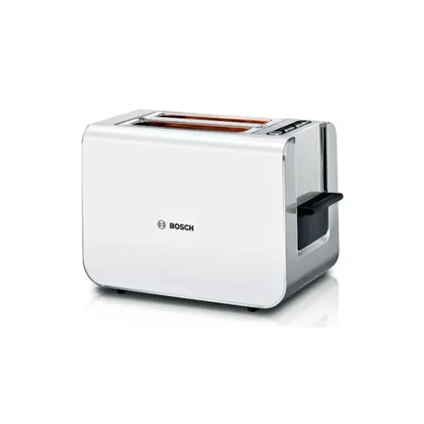 Bosch Styline White 2 Slice Toaster TAT8611N Toaster