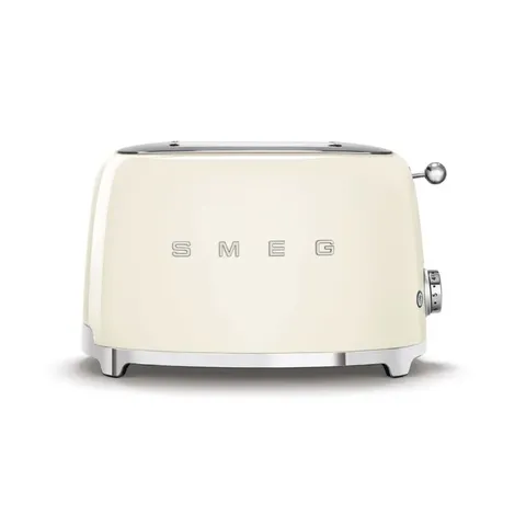 Smeg Retro Vintage Cream 2 Slice Toaster