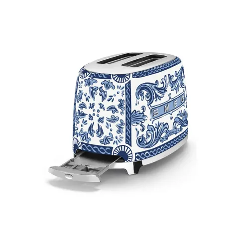 Smeg Dolce & Gabbana Blu Mediterraneo Toaster TSF01DGBEU Crumbtray