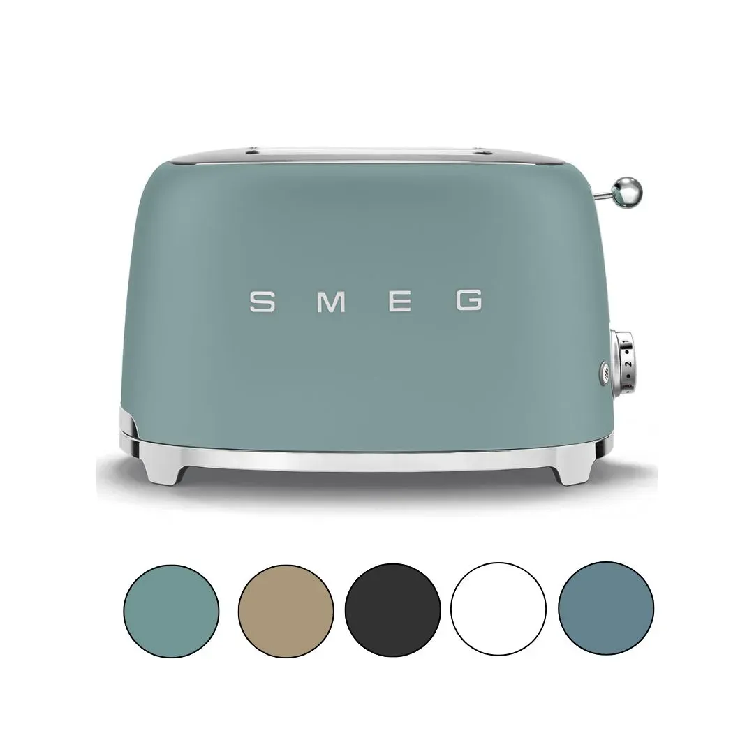 Smeg 2 Slice Matt Retro Toaster | Tafelberg Furnishers
