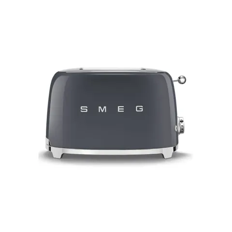 Smeg Retro Slate Grey 2 Slice Toaster TSF01GRSA