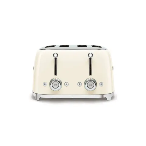 Smeg 4 Slice Square Toaster TSF03 Front