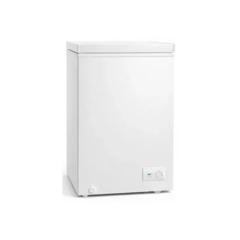 Univa 98L White Chest Freezer UCF120W Angle View