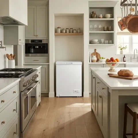 Univa 98L White Chest Freezer UCF120W 05