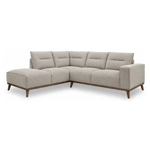 Hii Trinity Wood 2 Piece LHF Corner Lounge Suite UJ508WOOD