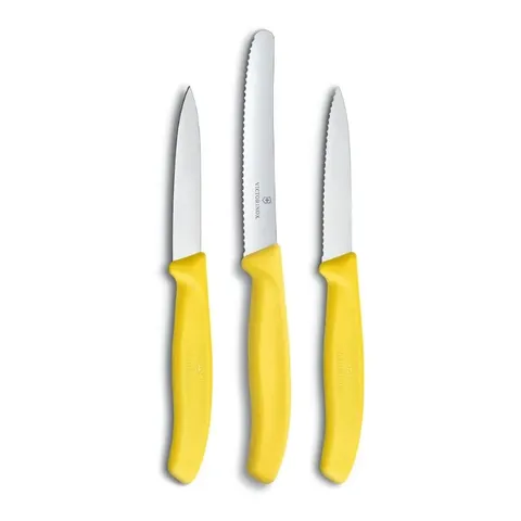 Victorinox Swiss Classic Yellow Paring 3 Piece Set V6.7118.3