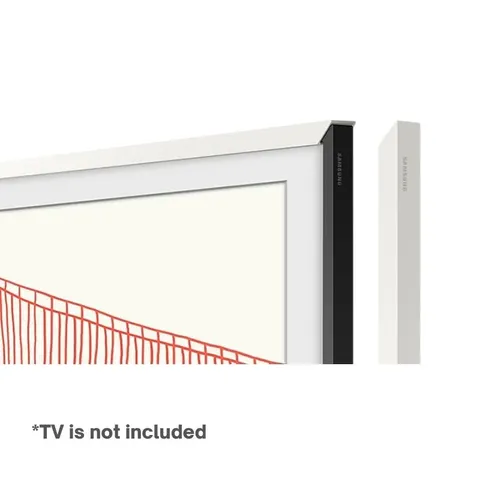 Samsung Customizable White Frame for The Frame TV Installation