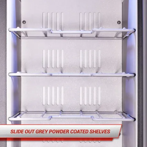 SnoMaster 14 Bottle Single Zone Retro Wine Cooler VT-19D shelves