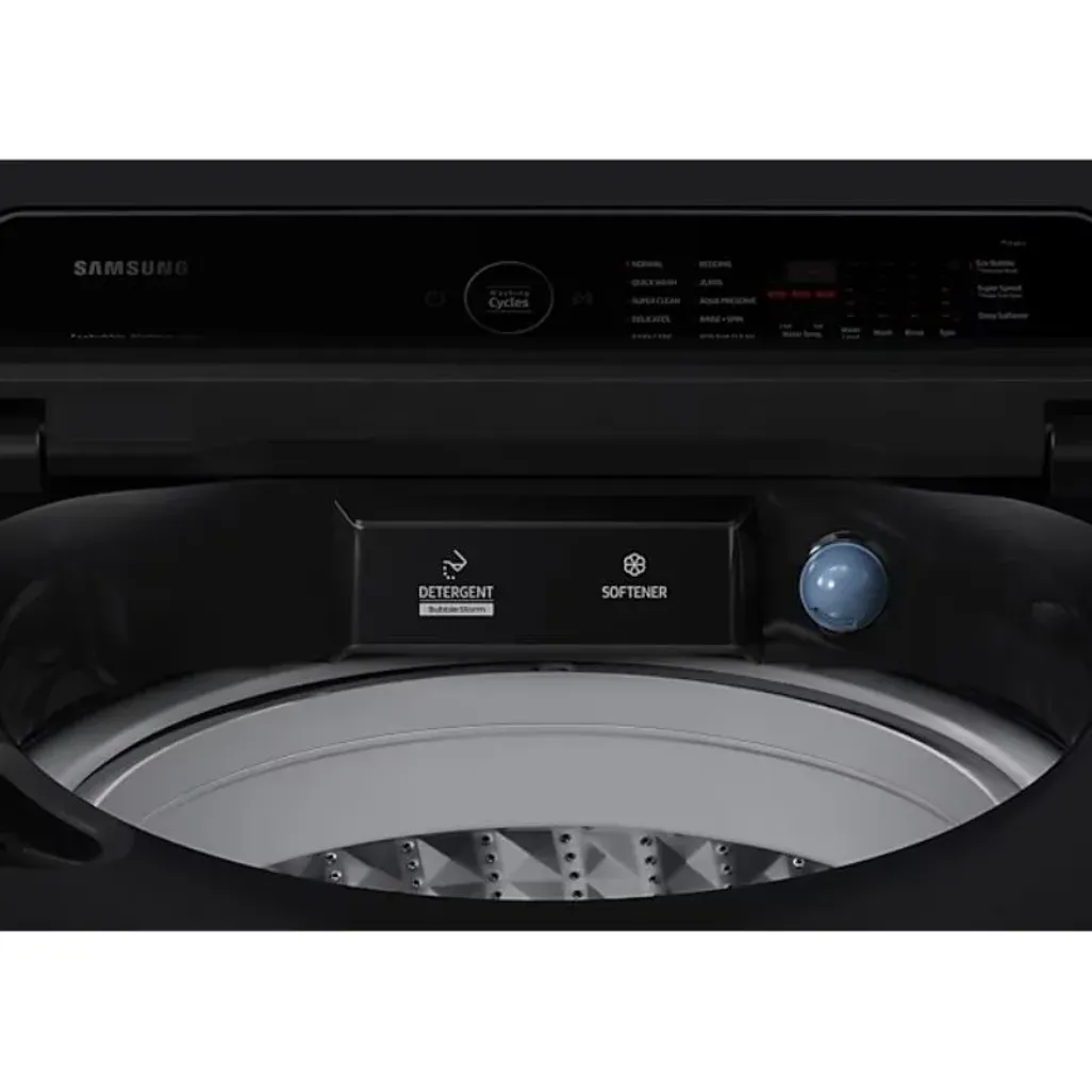 Samsung Black Caviar 19kg Top Loader Washing Machine WA19CG6745BV