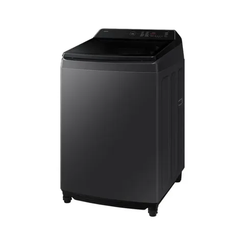 Samsung 17.5kg Deep Charcoal Top Loader Washing Machine WA80F18S8CFA Angled