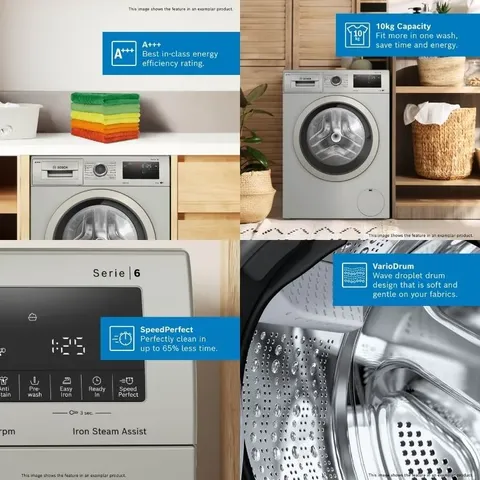 Bosch 10kg Front Loader Washing Machine WGA2540XZA Overview
