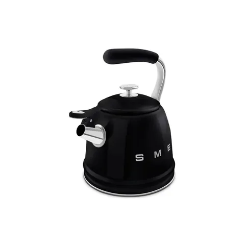 Smeg 2.3L Whistling Kettle WKF01 Black