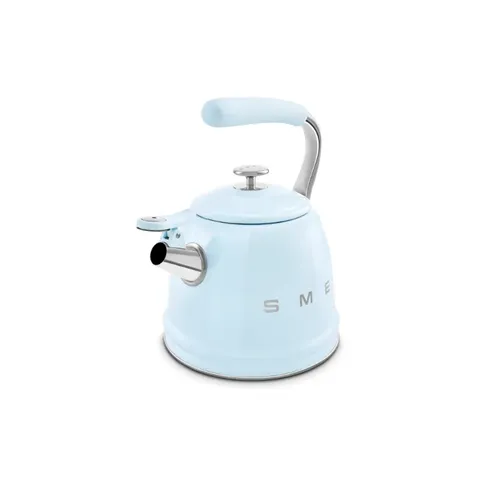 Smeg 2.3L Whistling Kettle WKF01 Pastel Blue